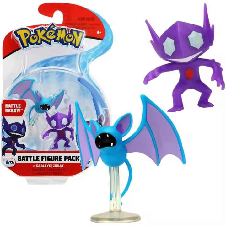 Pokémon Battle Figure Pack Sableye + Zubat figuras de batalla - Bizak 95012 - 1
