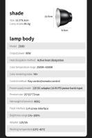 Luz De Video Profesional LED Tri-Color ZU80 Con Montura Bowens Mini 80W COB 2500-6500K Para Fotografía Y Streaming Outdoor - details 20