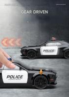 Dodge Challenger SRT Police Car 1:22 Escala Coche De Metal Diecast Regalo Para Niños Decoración Vehículo Juguetes C385 - details 5
