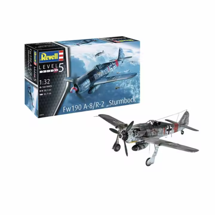 Caza alemán Fw190 A-8/R-2 "Sturmbock" Revell-03874 - 1