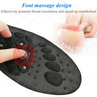 Suela De Zapato Con Masaje Magnético Relajante Ortótica Para Pie Soporte De Arco Para Caminar Cuidado De La Salud Confort Y Alivio Del Dolor - details 5