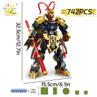HUIQIBAO Black Myth Wukong Modelo Mecánico DIY Armadura Robot Decoración Bloques De Construcción Para Adultos Juguetes Compatible Con Lego ABS Sin Batería - details 6
