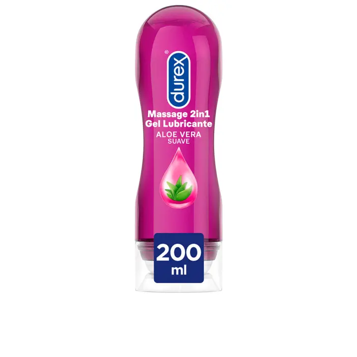 Erótica Durex PLAY MASSAGE ALOE VERA gel masaje y lubricante - 1