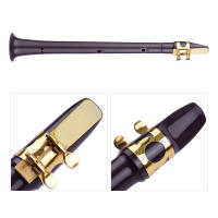 Saxofón Mini De Bolsillo C Con 11 Agujeros ABS Con Boquilla De Alto 4 Piezas De Acrílico 8 Piezas De Almohadillas Dentales 8 Piezas De Reeds Y Carteles De Dedos - details 4