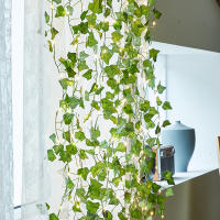 1pc Luces De Cadena Solar De Vinatera Artificial Ivy Garland Luces De Hadas Para Hojas Verdes Decoración Para Bodas Y Fiestas - details 5