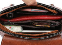 Bolso De Hombro Para Mujer Nueva Diseño De Cerradura En PU Gran Capacidad Bolso Cruzado Moda Bolsos Tote Mensajero - details 19