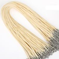 10 Pcs De Cadena De Cuero Falso Para Pulseras Collares Con Cierre De Tobogán Hecho En China Material De Poliéster Para Creación De Joyería DIY - details 5