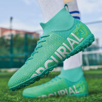 ZHENZU Botas De Fútbol Profesionales Tallas 31-45 Zapatos De Fútbol Para Hombres Y Niños Suela De Futsal Transpirables Y Flexibles Para Campo Duro - details 5
