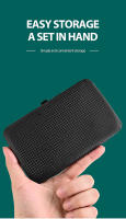 Juego De Tijeras Para Uñas 18 Piezas En Caja PU Negra Portátil Para Eliminar Piel Muerta Herramienta De Belleza Para Manos Y Pies - details 2