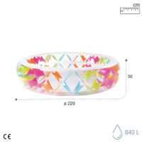 Piscina hinchable INTEX de colores 229x56 cm - 840 litros - details 3
