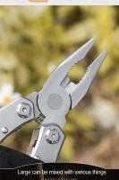 Multi-herramienta Portátil 14 En 1 Pliers Saber Para Camping Y Uso Doméstico Knive De Acero Inoxidable Fodling Blade Herramienta De Bolsillo - details 5