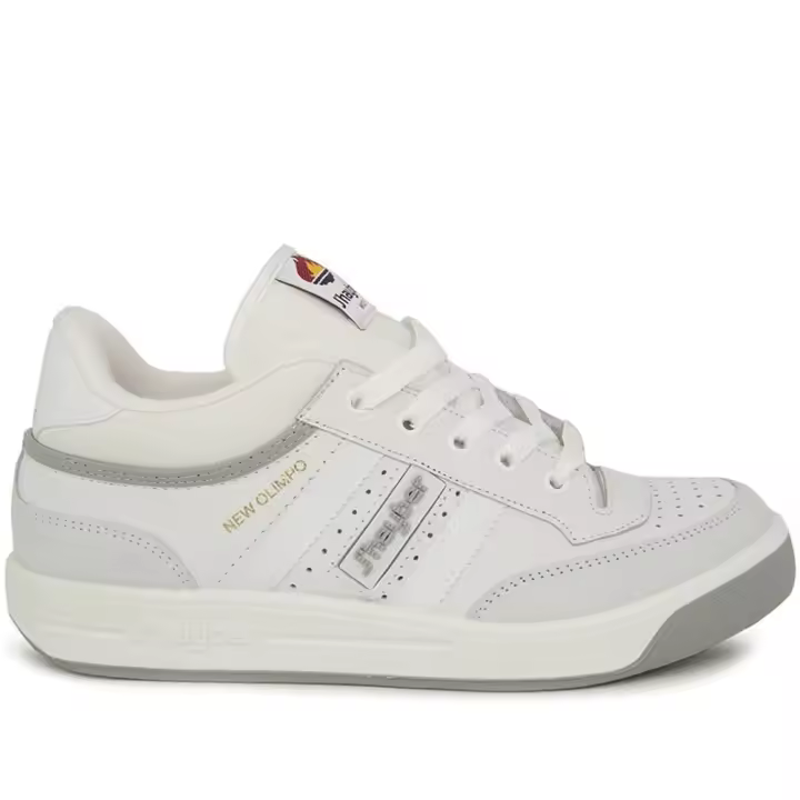 Jhayber Zapatillas New Olimpo Blanco y Gris 63638-850 - Diseño Clásico - Hechas en España - 1