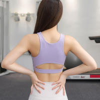 Sujetador De Deporte Para Mujer Fitness Impacto Alto Shockproof Push up Hollow Sexy Top De Yoga Workout Ropa Deportiva - details 15