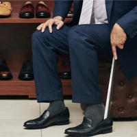 Cremallera De Zapatos Extra Larga 52cm Acero Inoxidable Plata Herramienta De Remoción De Zapatos Sin Necesidad De Inclinarse - details 5