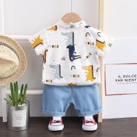 Conjunto De Verano Para Bebé Niños Moda Camisa De Dibujos Animados Y Shorts 2 Piezas Ropa Infante Casual Traje De Verano Para Niños Pequeños - details 2