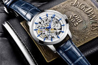 Reloj De Pulsera Mecánico Para Hombres PAGANI DESIGN 2023 Marca Top Lujo Dorado Resistente Al Agua Con Movimiento Automático Y Esqueleto Cuero Acolchado Estilo Casual - details 1
