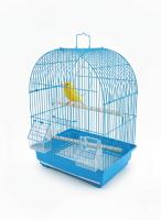 Jaula Desmontable MOLY para Periquitos y Canarios 30x23x39 cm – Zincada con Pintura al Horno, Bandeja Extraíble y 2 Comederos - details 0