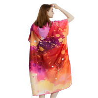 Poncho Toalla Rápida Microfibra Para La Playa Y La Natación Toalla Con Capucha Para Adultos Robe De Baño Para Cambiar Adecuado Para El Surf - details 6