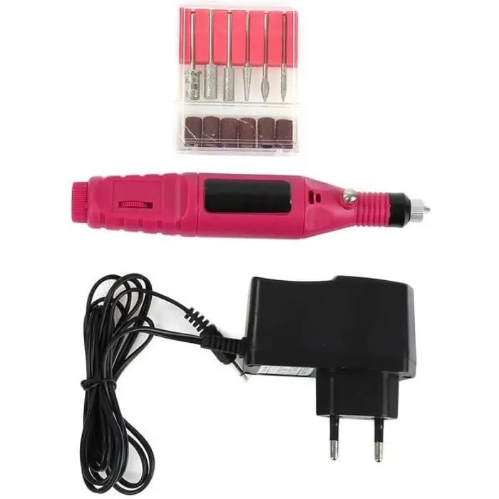 Mini juego de plidor de uñas, bolígrafo eléctrico para manicura y pedicura - 1