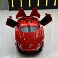 Modelo De Coche Lykan Sport 1:32 Con Sonido Y Luz Para Niños Juguetes De Decoración Vehicular Aleación De Metal Regalo Para Niños - details 7
