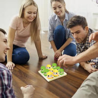 Juego De Tablero Educativo Para Niños Tic Tac Toe Juego De Stacking De Copas Interactivo Juguete De Competición Puzzle De Mesa Para Edad Infantil - details 4