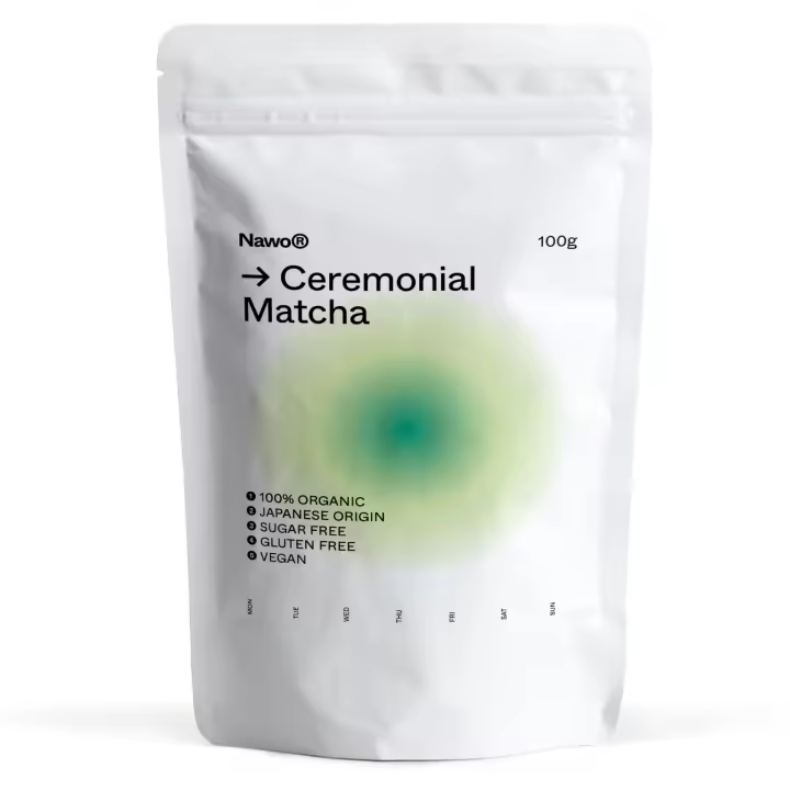 Té Matcha Ceremonial Japonés · 100% Orgánico y Puro · Nawo Routines · Té Verde en Polvo Premium · 100g - 1