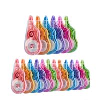 HOGARISIMO PACK de 18 Cinta corrector escolar colores surtidos ,tipex corrector para cole - details 0