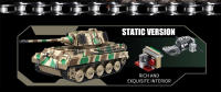 Bloques De Construcción DIY Diseñador TIGER II Pesado Tanque Militar De La Segunda Guerra Mundial Juguetes Para Niños Y Adultos Regalo Para Hombres - details 1