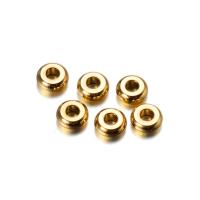 20Pcs/lot Perlas De Acero Inoxidable Para Joyería DIY Tamaños 3-10 Mm Círculo Plano Con Agujero Grande Accesorios De Joyería - details 3