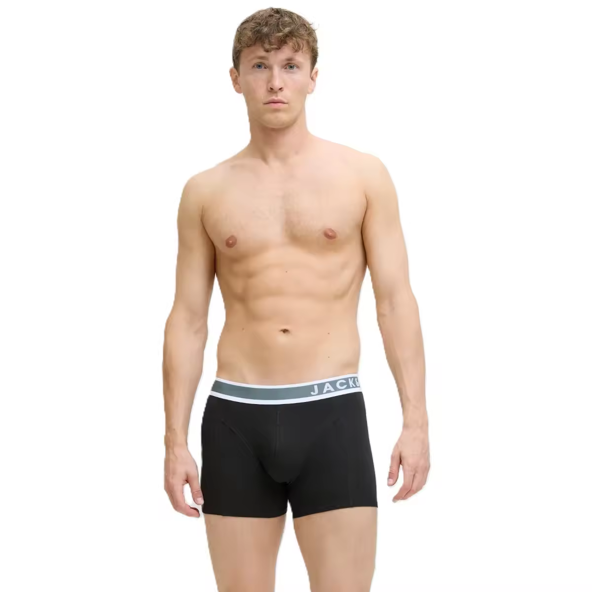 Pack 3 Bóxers Jack & Jones 12281991 Easton negro (black) - details 4
