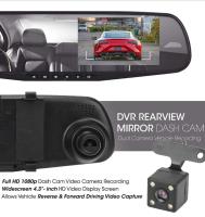Aumotop Dash Cam, cámara de coche con visión 1080P, lente de grabadora de conducción DVR, grabadora de vídeo con pantalla táctil, grabadora de conducción con espejo retrovisor - details 10