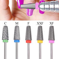 Broca De Uñas De Acero Tungsteno Para Taladro Eléctrico Pulido De Uñas Eliminación De Uñas Polvo Cabeza De Pulido Cutícula En Colores Variados - details 0