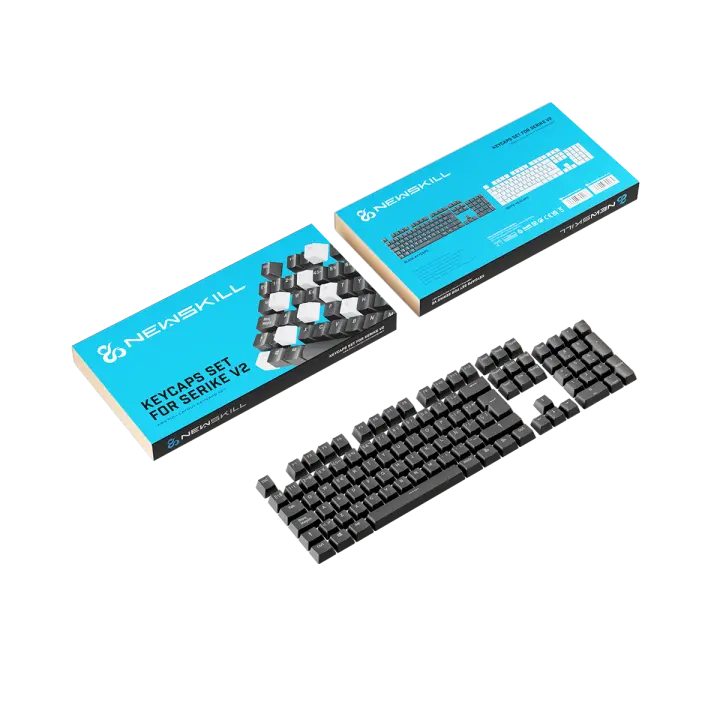 Newskill Set de teclas Serike V2 Negro  104 Teclas ABS doble inyección - 1