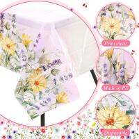 Mantel De Lavanda Light Purple Con Tema De Mariposa Para Decoración De Cumpleaños De Niña Y Baño De Manta De Mesa Moderna De Poliéster/Celulosa - details 6