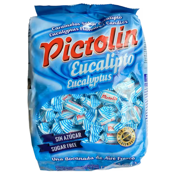 Pictolín Eucalipto Sin Azúcar Bolsa 1 kg (340 ud aprox) - 1