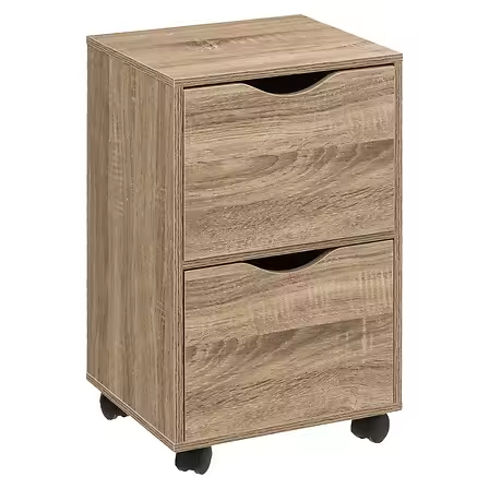 TORRE DE 2 PUERTAS CON RUEDAS EFECTO MADERA MARCA 5 FIVE - 1