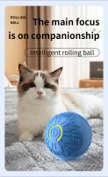 Juguete Inteligente Para Gatos Bola Rodante Recargable Juguete Interactivo Para Gatos Y Gatitos Plástico Material Para Juegos Interiores - details 10
