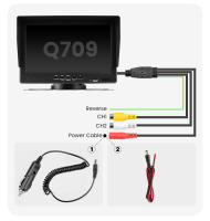 Monitor De Coche GreenYi 7'' Pantalla IPS QLED Con Tecnología De Puntos De Luz Cuantizada Soporte De Grabación En Bucle Para Camara 1080P Juguetes Y Video Players - details 14