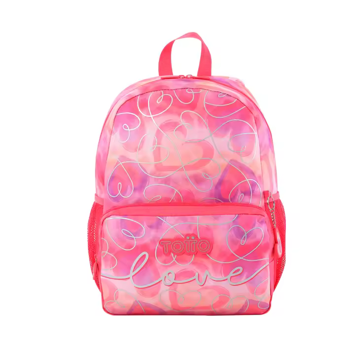 Totto Mochila escolar  Amorely -Dimensiones:29 x 40.5 x 12 cm-Material:Poliester - 1