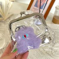 Bolso De Cosméticos Retro Transparente 1pcs Mini Bolso Portátil Para Monedas Y Maquillaje Para Mujeres Con Hebilla De Seguridad - details 6
