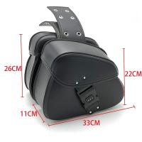 Bolsa De Sillín Para Motocicleta Impermeable De PU Para Honda Rebel 500 CMX500 2017-2021 Rebel 1100 300 Yamaha Bolsa De Herramientas Lateral - details 0