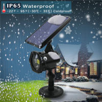Proyector De Láser LED Inteligente Con Sensor De Movimiento Y Luz Solar Para Exterior Decoración De Jardín Rotativo 360° Impermeable IP65 - details 2