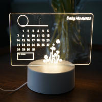 Tablero De Notas LED Creativo Con Luz Nocturna USB Iluminación Suave Cálida Para Decoración De Noche Mensaje Reescriturables Para Niños Novia - details 3