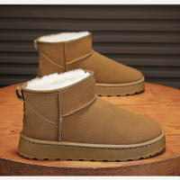 Botas De Invierno Elegantes Para Mujer Botas De Rodilla Y Tobillo Con Diseño De Luna Botas De Cuero Artificial Suela De Goma Talla Verdadera Para Adultos - details 19