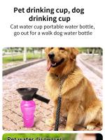 Botella De Agua Portátil Para Mascotas Perros Y Gatos Taza De Bebida Para Caminar Al Aire Libre Suministros De Hidratación - details 0