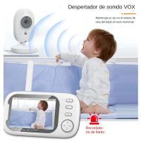 Monitor De Bebé Con Video 3.5'' 2.4G Audio Bidireccional Visión Nocturna Cámara De Seguridad Temperatura Monitorización Camara De Vigilancia Con Temperatura - details 7