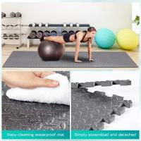 16Pcs Puzzle Fitness Mat Interlocking Foam Floor Tiles Para Gimnasio Doméstico Antideslizante Para Niños Material PVC - details 3