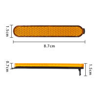 Cubierta De Rueda Protectora Con Reflejante Nocturno Para Xiaomi MI3 PRO2 pro Scooter Eléctrico Capa De Hub Shell Frontal Y Trasera Seguridad - details 13