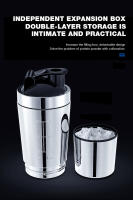 Botella De Deporte Con Mezclador De Acero Inoxidable Y Vacío Capacidad De 501ml-600ml Kettle Desmontable Para Proteína Whey Y Bebida Al Aire Libre - details 10