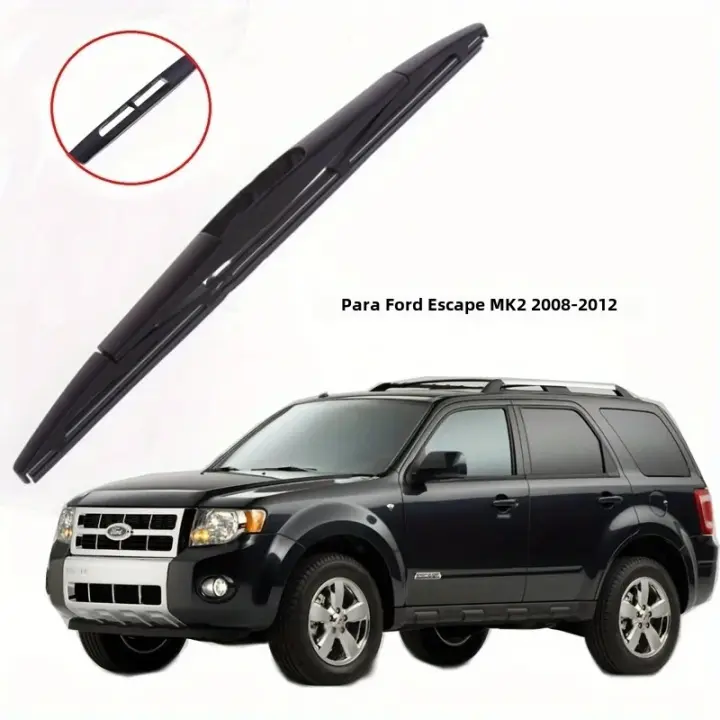 Limpiaparabrisas Trasero 12" Para Ford Escape MK2 2008-2012 Limpia Ventanas Traseras Y Tailgate Material De Goma Herramienta De Limpieza Para Coche - 1